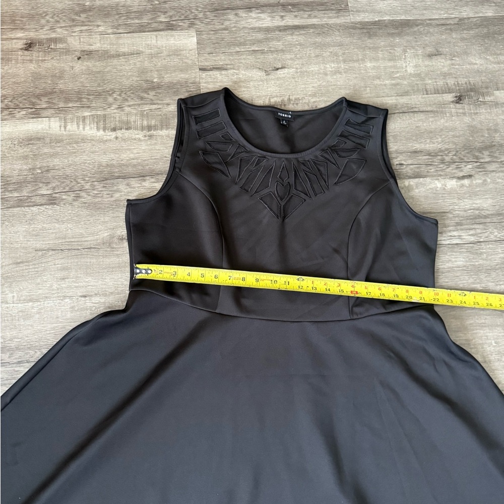 Torrid Black A-Line Mini Dress for Wedding Guests - Picture 4 of 8